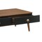 Armen Living Amigo Black Veneer and Walnut Wood Coffee Table LCAGCOWA - alternate 6
